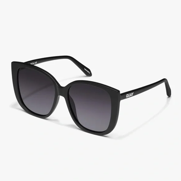 Quay Australia Black Oversized Square Sunglasses - Picture 4 of 4